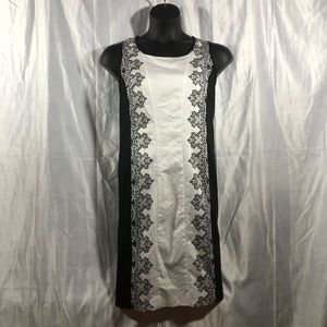 Worthington Black & White Elsa Lace Sheath Dress